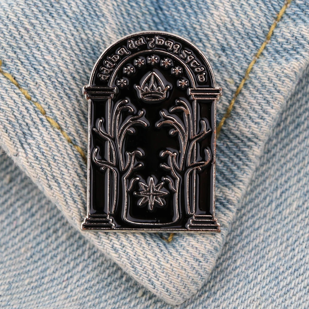 

MD1255 Movie Ring King Enamel Pins for Clothes Badges on Backpack Lapel Pin Decoration Gifts for Friends Jewelry Accessories