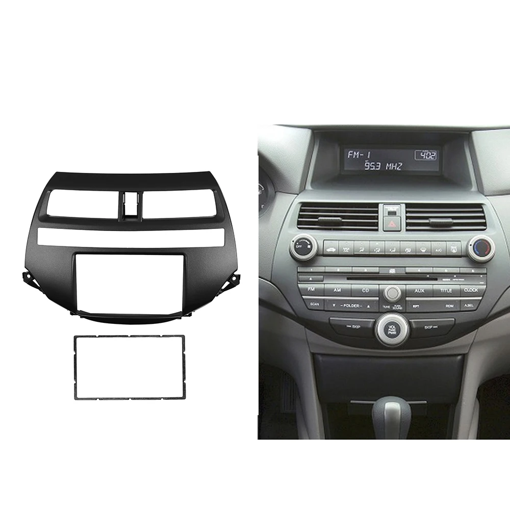 Двойная Din облицовка для Honda VIII Accord 2008 + радио DVD стерео CD панель монтаж приборной