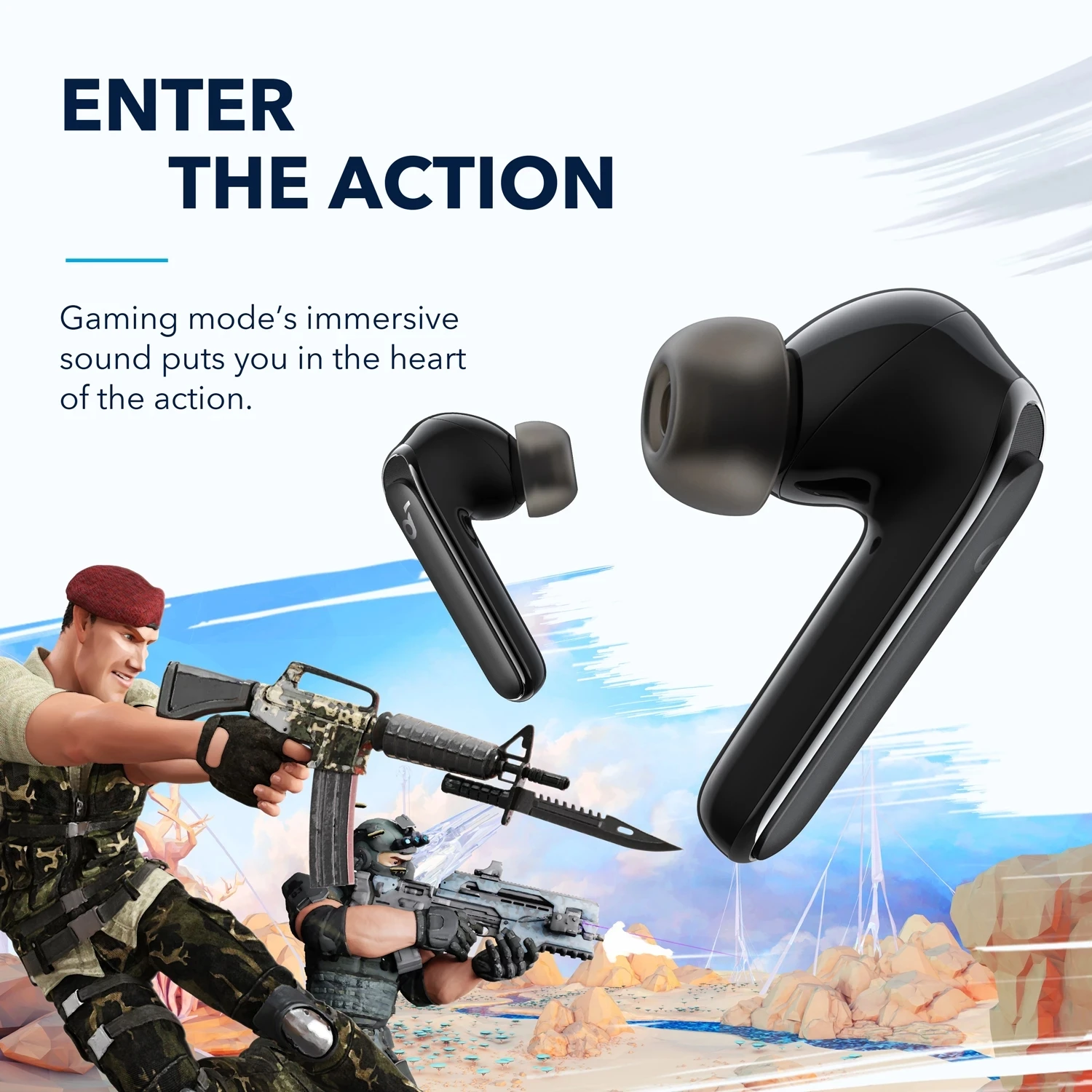 Новые шумоподавляющие наушники Soundcore Life P3 TWS от Anker басы 6 микросхем для четких