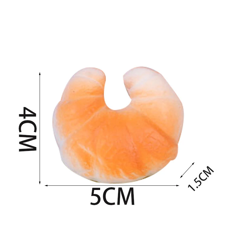Сжимаемая игрушка для сжимания хлеба мягкая медленная булочка торт тост брелок