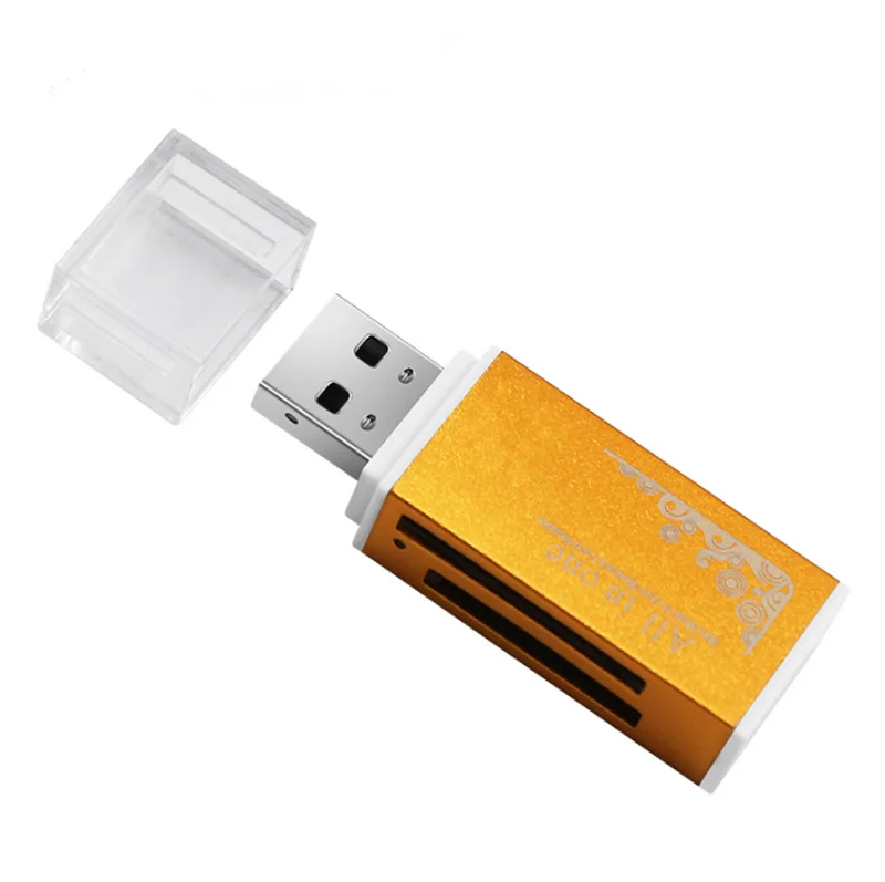 Мульти в 1 устройство для чтения карт памяти SD для Memory Stick Pro Duo Micro SD, TF, M2, MMC, SDHC MS карт-ридер разные цвета