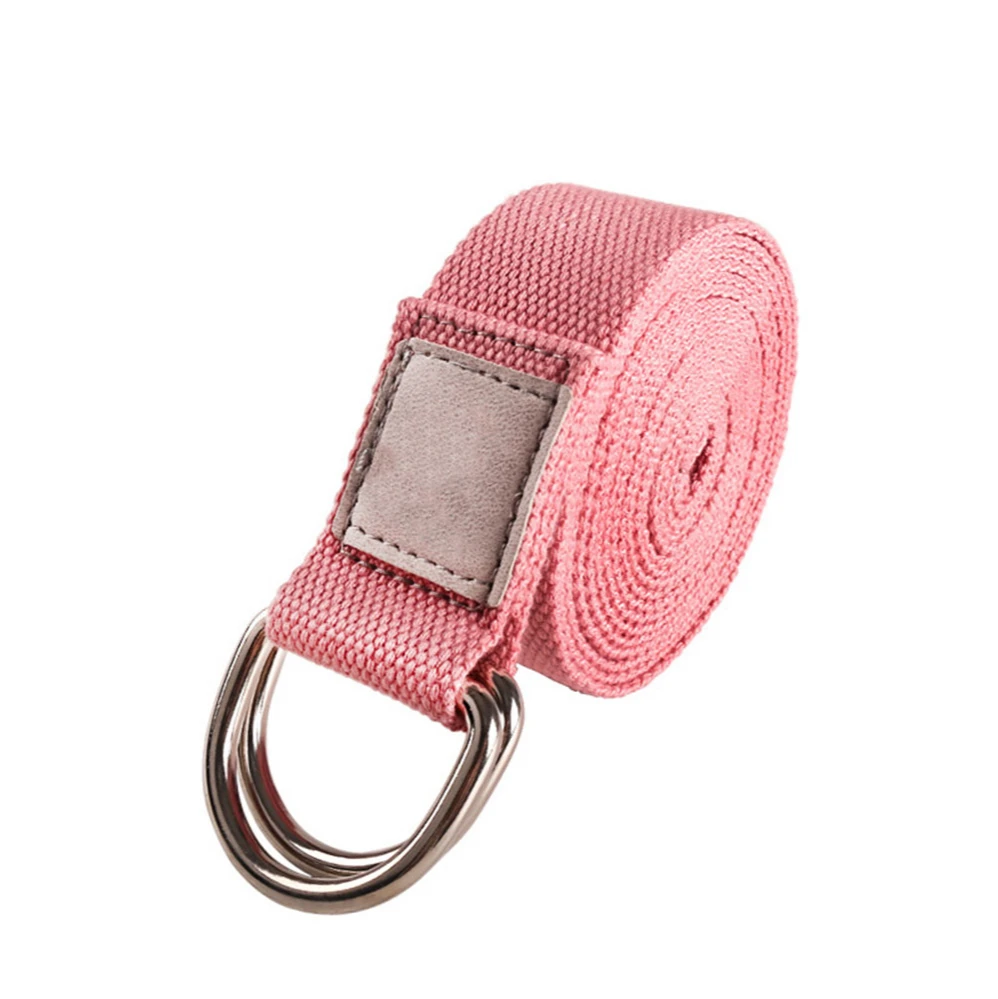 

Hot D-Ring Belts Yoga Strap Fitness Rope Cotton Adjustable Yoga Stretch Band Action Stretch Band Lengthened Sport