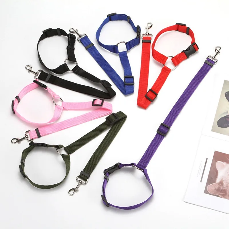 Universal Practical Dog Cat Pet Safety Belt Adjustable Car Seat Harness Leash Travel Clip Strap Lead Auto | Автомобили и