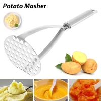 potato masher stainless steel fruit vagetables potato press crusher corrosion resistant smooth mashed fruit tools kitchen gadge