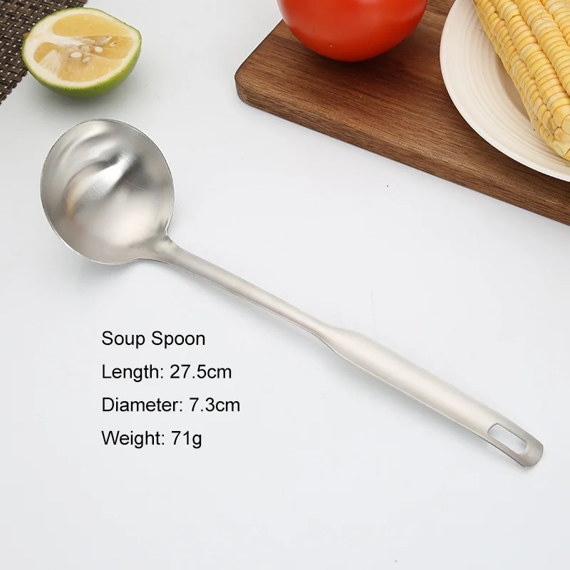 1 шт. качественный ковшовый Дуршлаг Из Нержавеющей Стали с длинной ручкой для