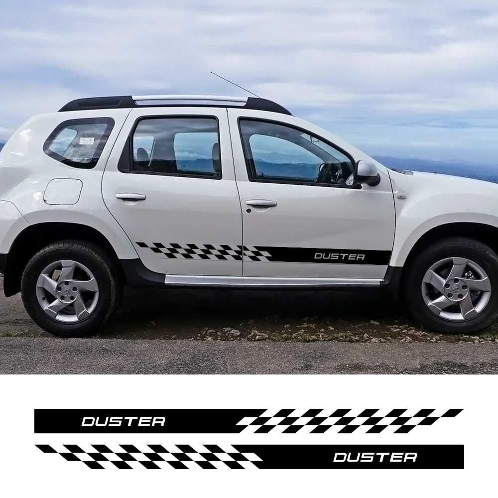 Автомобильные наклейки для Dacia Duster 4X2 4X4 1 0 Tce 100 130 Turbo lpg черный коллектор