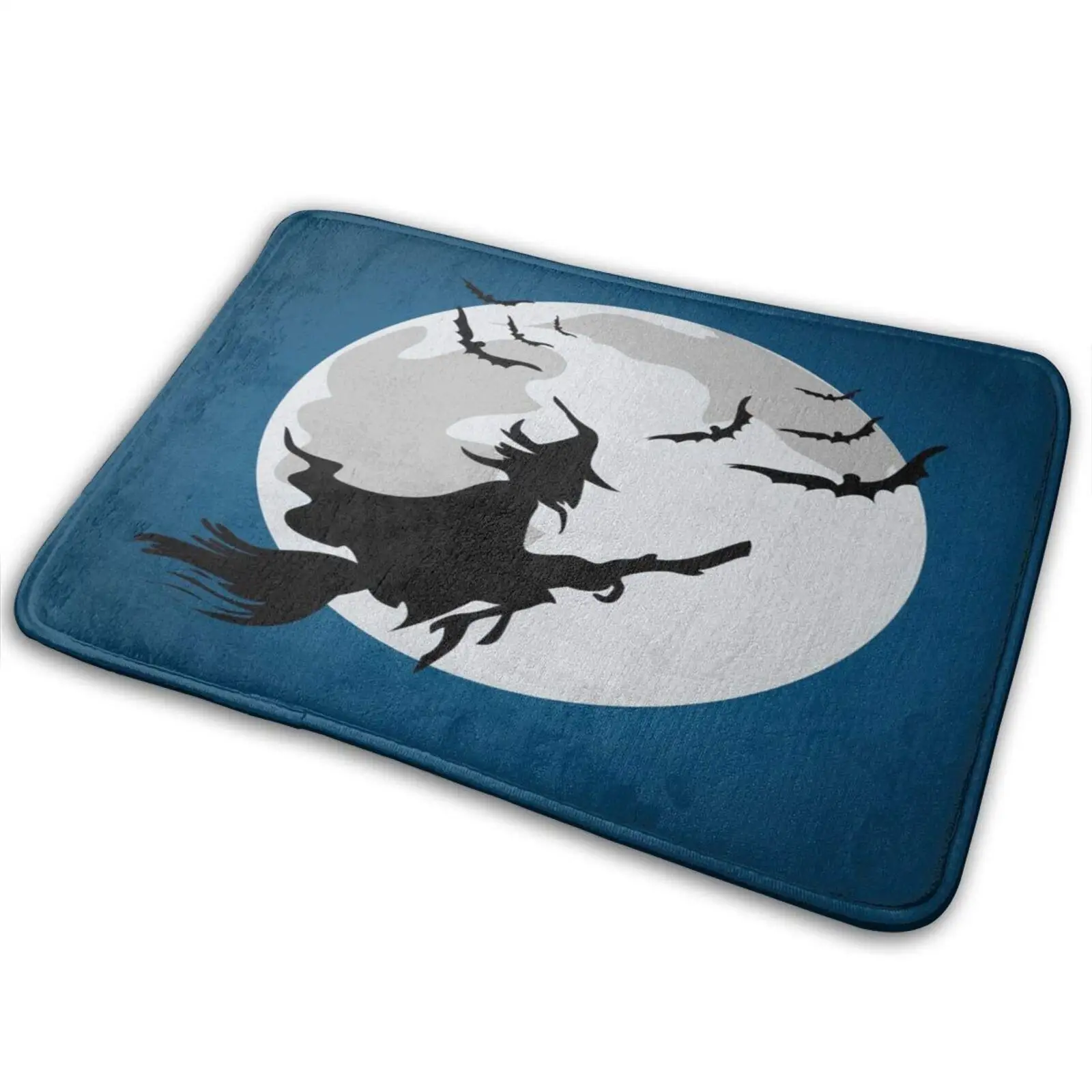 Противоскользящие напольные коврики в стиле Хэллоуин Witch фланелевый Придверный