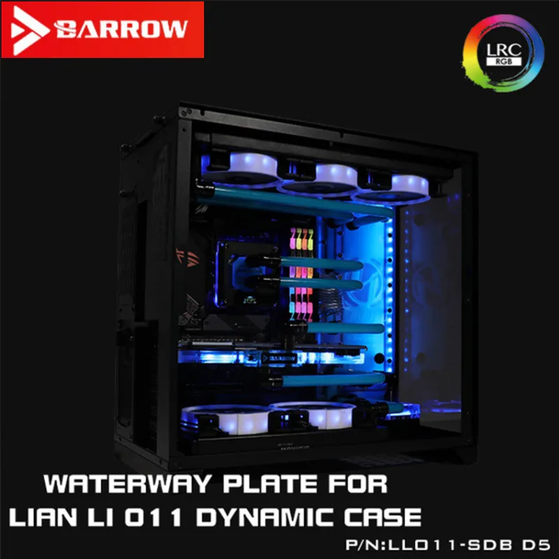 Барроу водяной канал плата для Lian Li O11 шасси совместим с D5 DDC насос Аврора LLO11 SDB