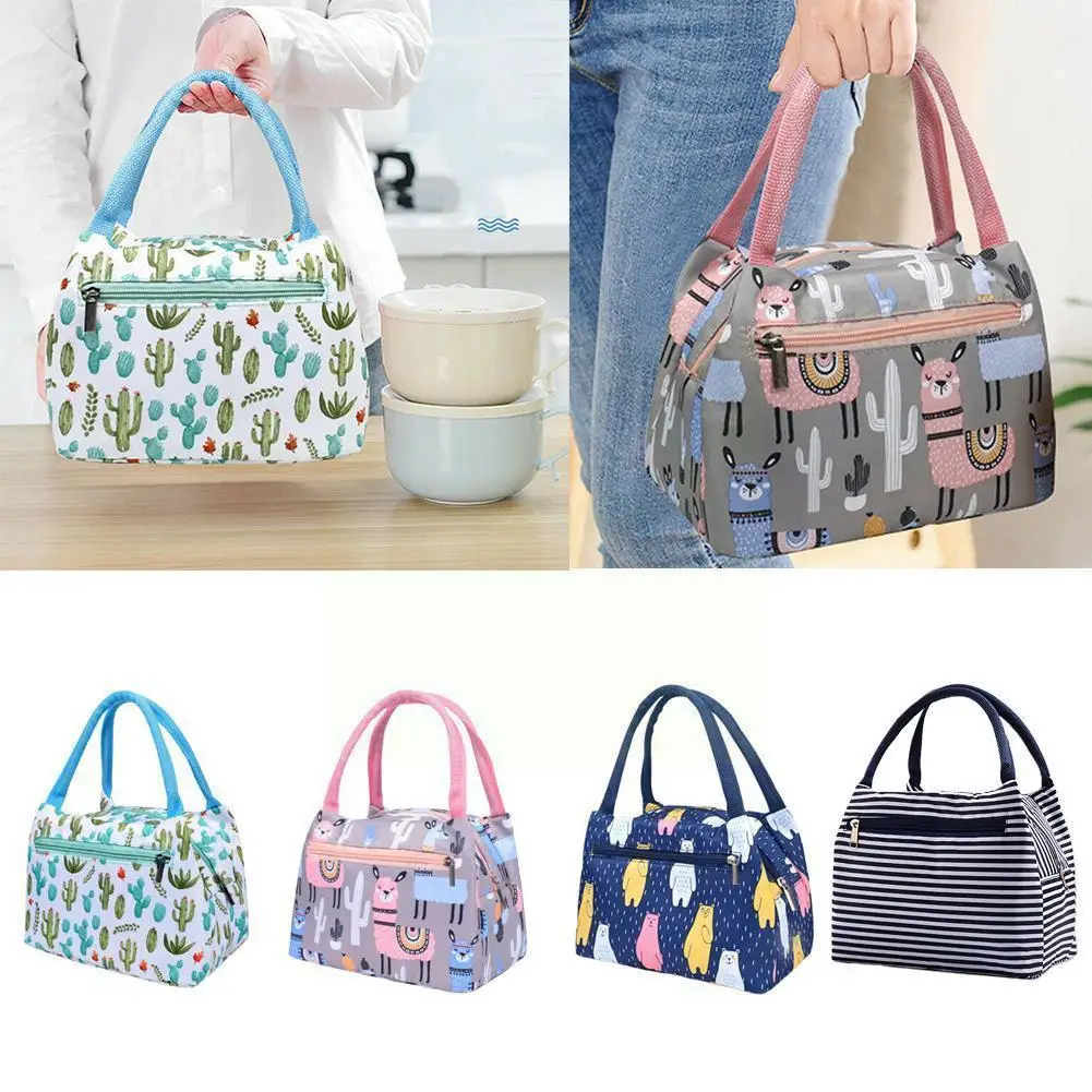 

Fresh Cooler Bag Lunch Bag Thermal Insulated Lunch Box Waterproof Portable Lunch Bag For Woman Kids Food Bag Work Dropship Z3N3