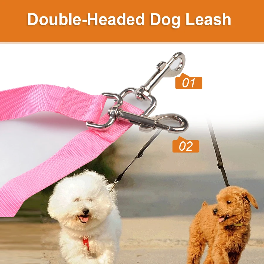 2 в 1 нейлоновый поводок для собак | Дом и сад