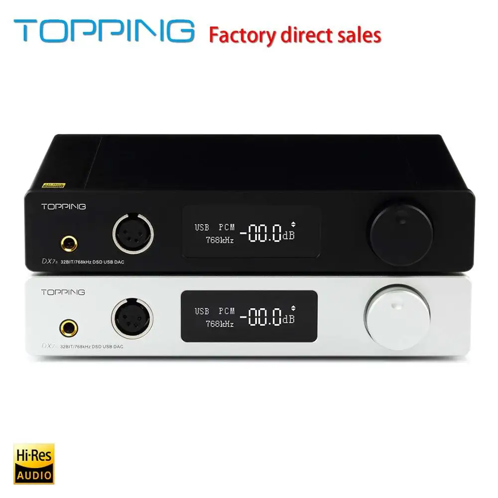 Новые продукты TOPPING DX7s Настольный полностью сбалансированный декодер и