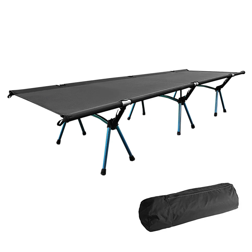 

Camping Cot Outdoor Portable Folding Bed Single Person Camping Cot 264LB Bearing Weight Compact Outdoor Picnic Camping Hiking