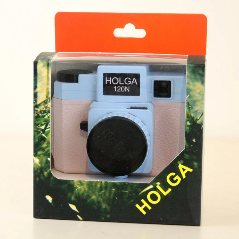 HOLGA 120N розовая и синяя камера среднего формата 120 Ломография Lomo Kodak Fujifilm|Плёночные