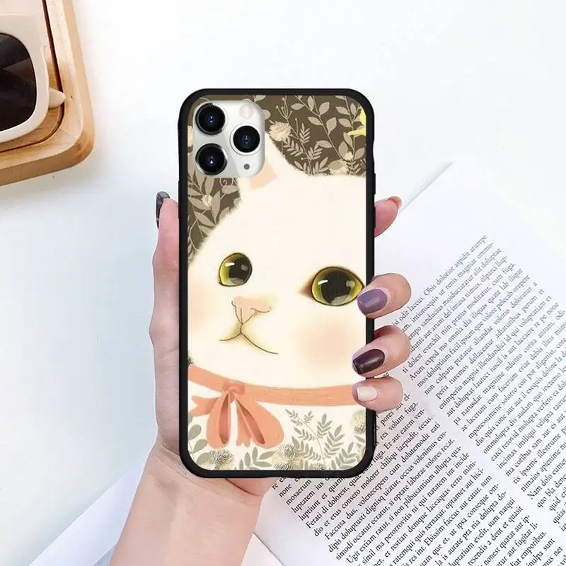 

jetoy cat cute cartoon pattern Phone Case for iPhone 11 12 mini pro XS MAX 8 7 6 6S Plus X 5S SE 2020 XR Luxury shell funda