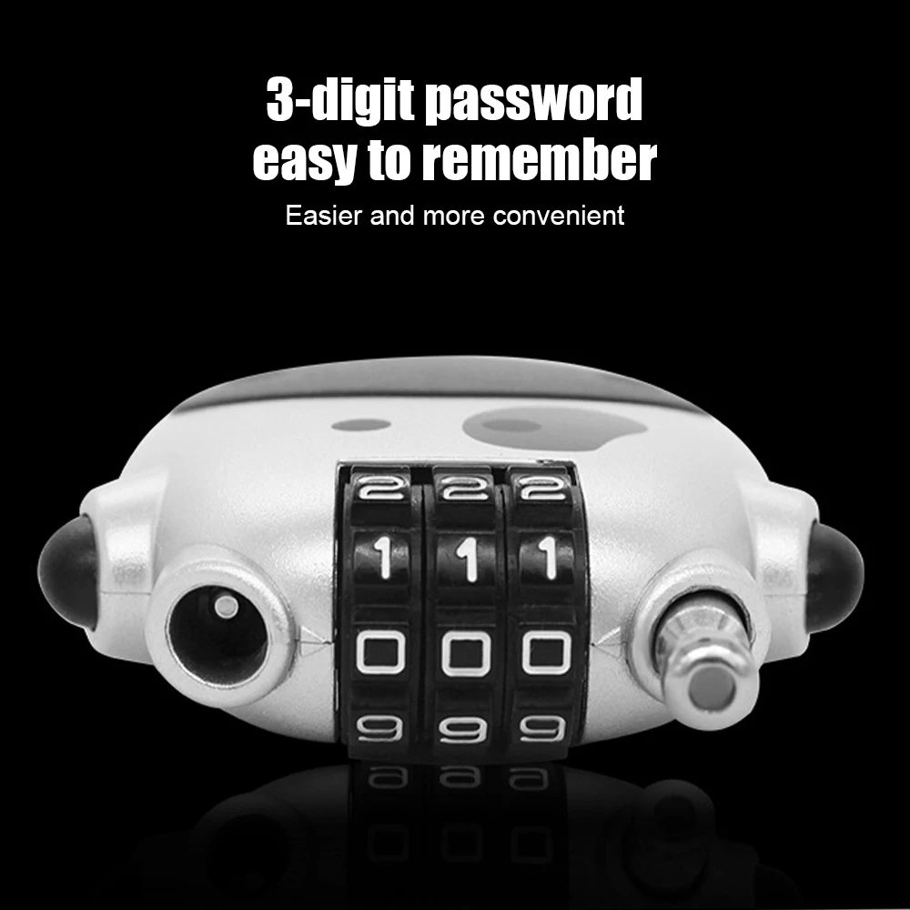 Замок веревка велосипедов Запчасти Mini монопод селфи палка выдвижной провод Анти