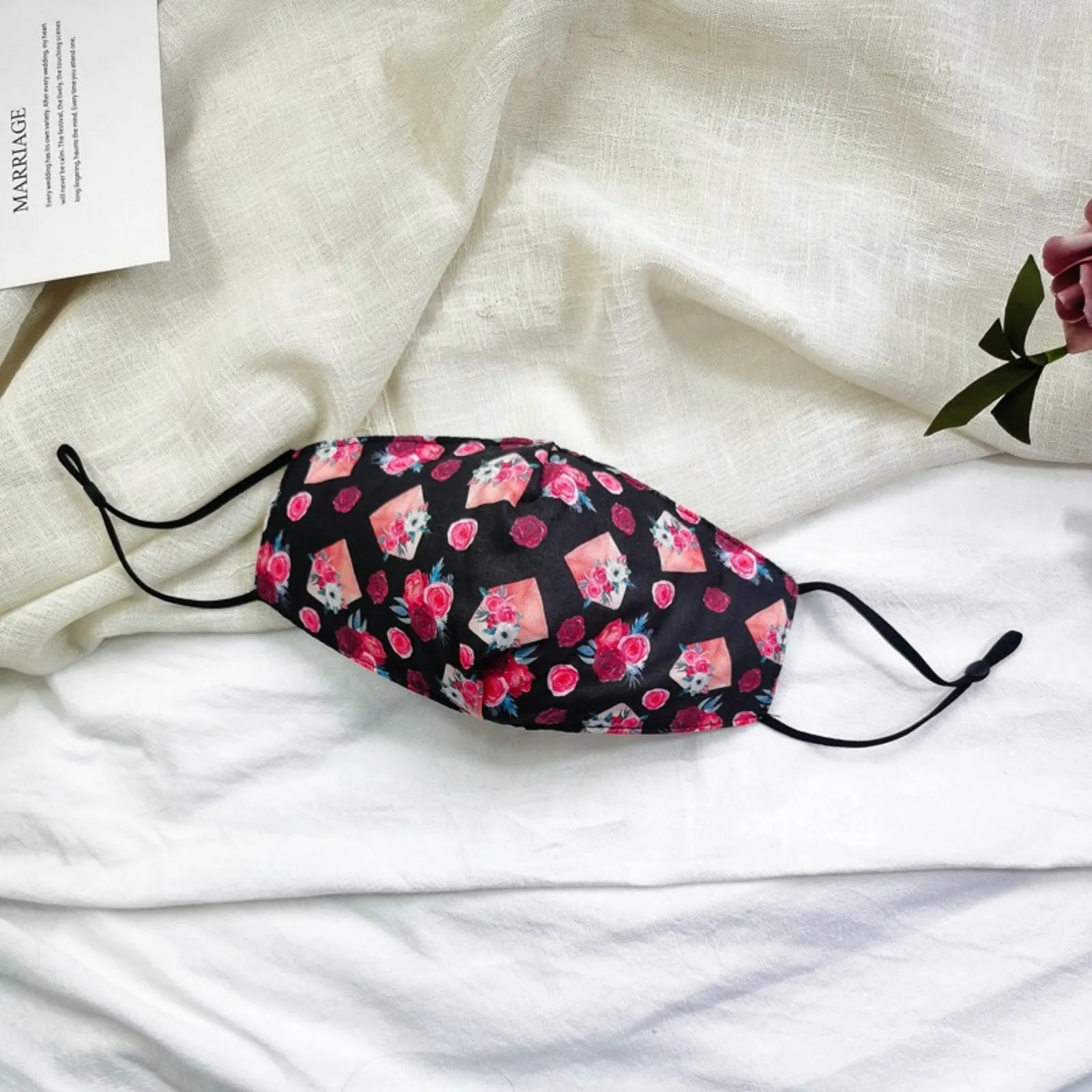 

1pcs Mascarillas Floral Protective Face Mouth Cover Mask For Adult Women Men Reusable Washable Breathable Face Mouth Mask