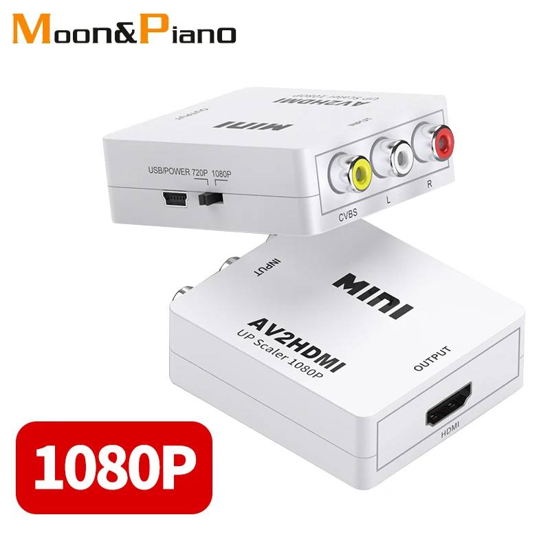 

Высококачественный HDMI-совместимый адаптер HD-видео композитный конвертер 1080P DVD ТВ проектор монитор конвертер передачи данных