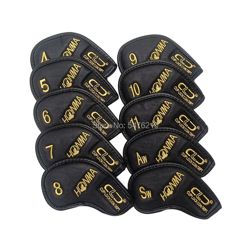 10 шт./компл. Honma гарнитура для гольф-клуба из высококлассной искусственной кожи с