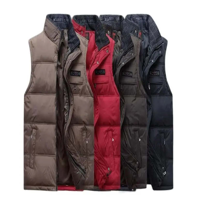 Мужские весенние утепленные пуховые парки с капюшоном размера плюс мужские