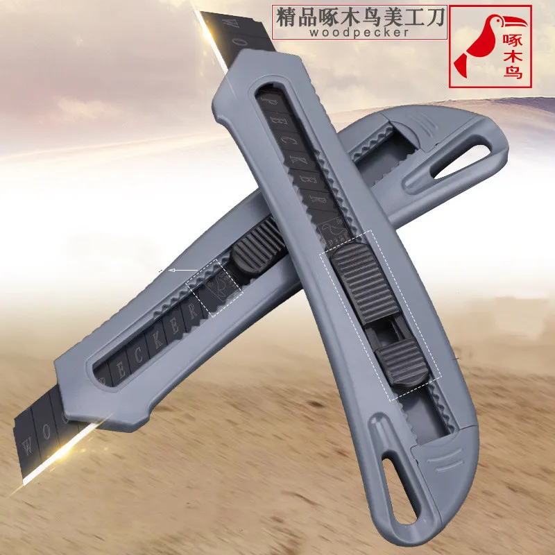 Дятел fd-7811 полностью пластиковый художественный нож большой 18 мм Художественный