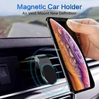 Универсальный L-образный магнитный автомобильный держатель для телефона Maggy с вращением на 360 градусов, зажим для вентиляционного отверстия, кронштейн для навигации, подставка для GPS, Прямая поставка