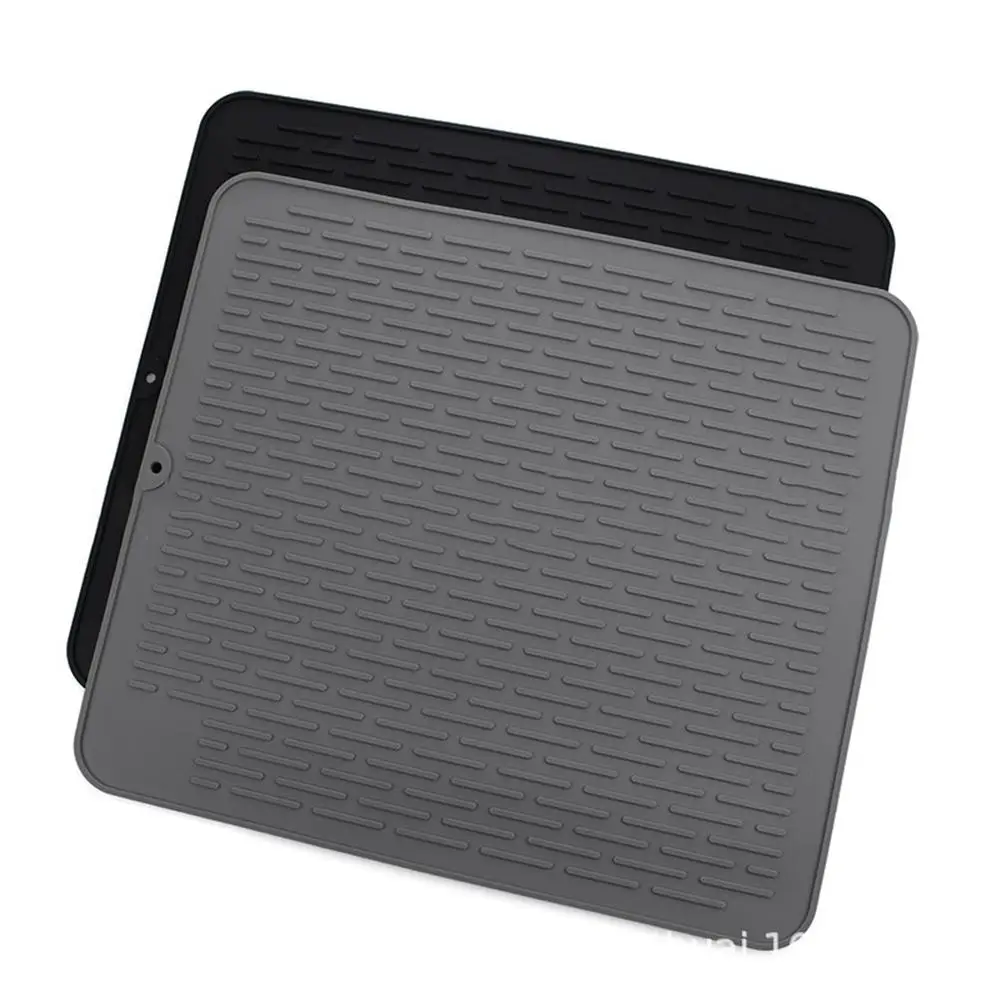 Складной силиконовый сливной коврик столовые приборы для кухни блюда и чашка