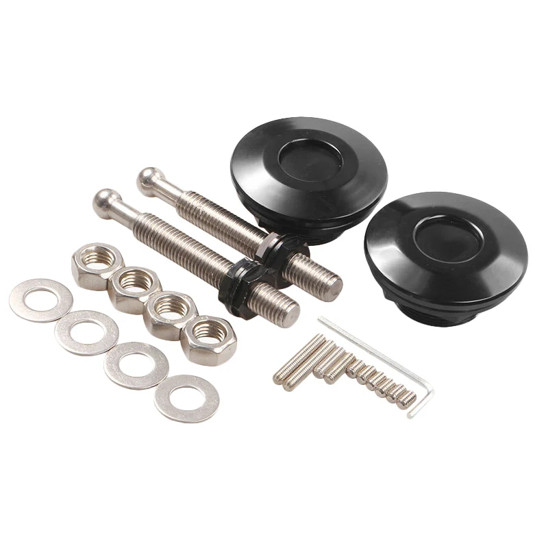 2X кнопочный быстроразъемный колпачок с зажимом для автомобильного бампера|Замки