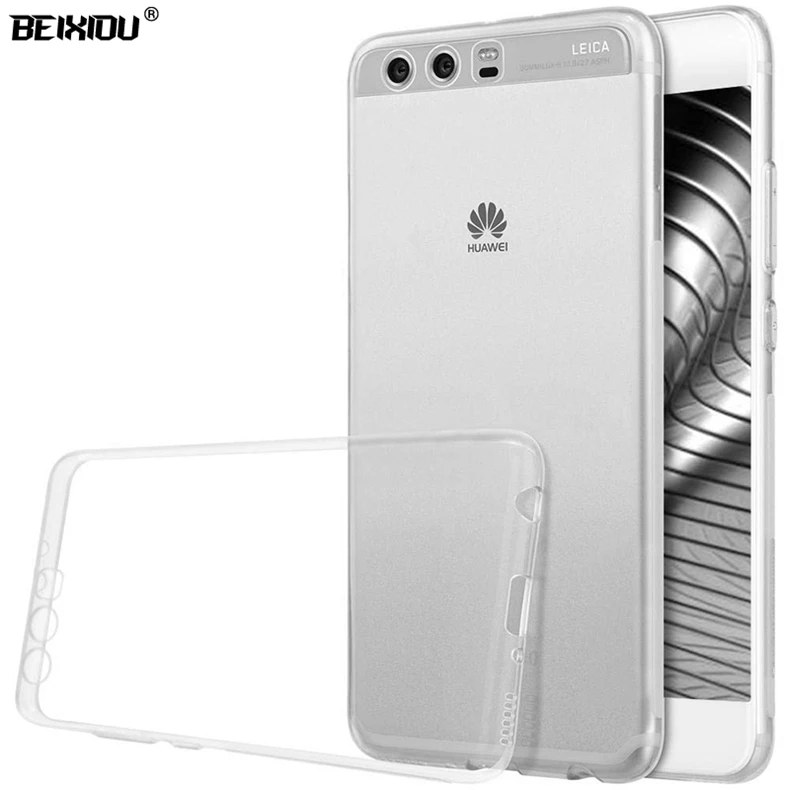 Чехол для huawei P10 TPU Силиконовый прочный прозрачный мягкий чехол для huawei P10 защитный чехол на заднюю панель телефона