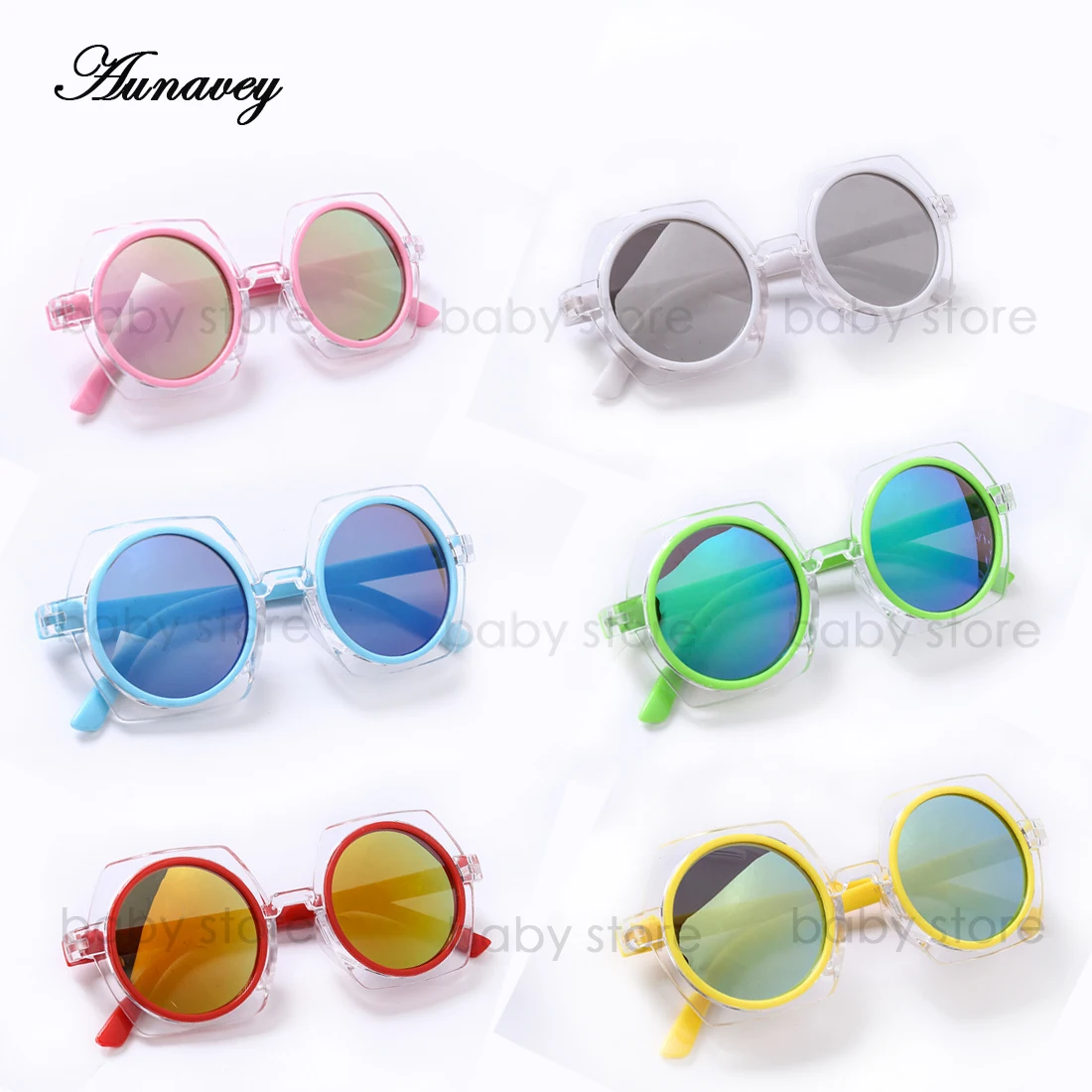 Детские солнцезащитные очки для девочек и мальчиков нестандартные с защитой от