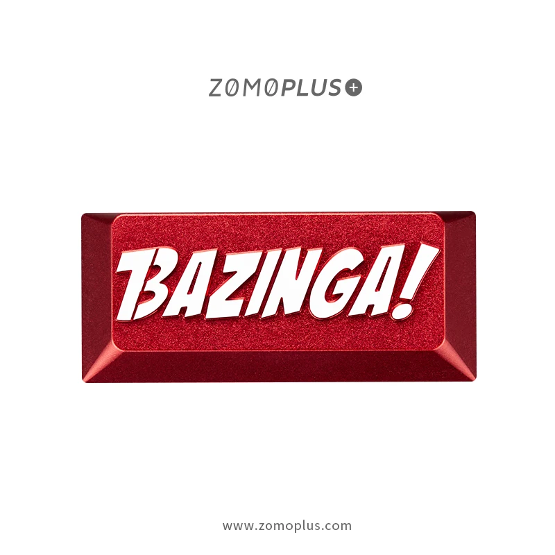 Zomo Bazinga Artisan Keycap CNC Анодированный Алюминиевый совместимый переключатель Cherry MX