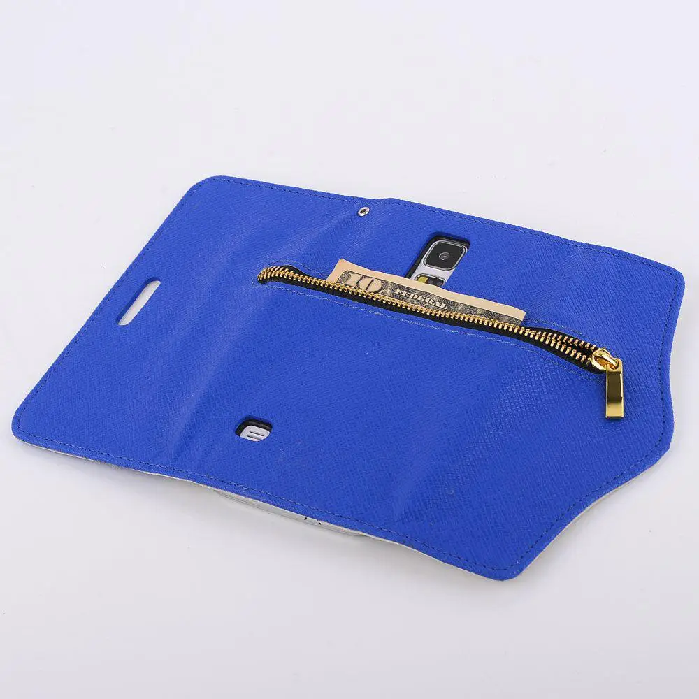 Многоцелевой флип-чехол из искусственной кожи/Чехол-кошелек для Samsung Galaxy S5 SV