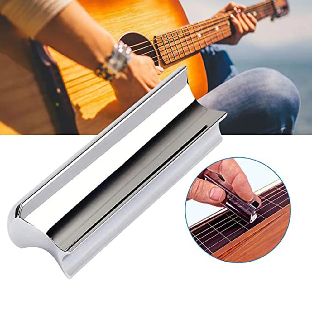 

Hawaiian Slider Electric Guitar Slide Bar Zinc Alloy Musical Instrument Parts for Music Lovers Playing Accessories