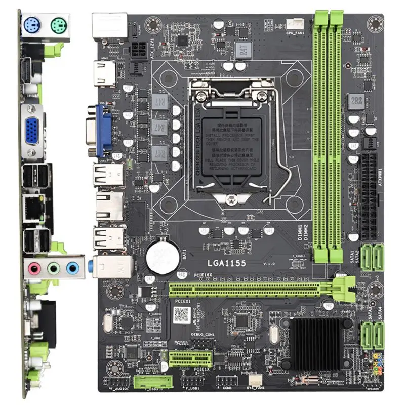H61 рабочего Материнская плата LGA1155 для i3 i5 i7 Процессор поддержка ddr3 ПАМЯТЬ