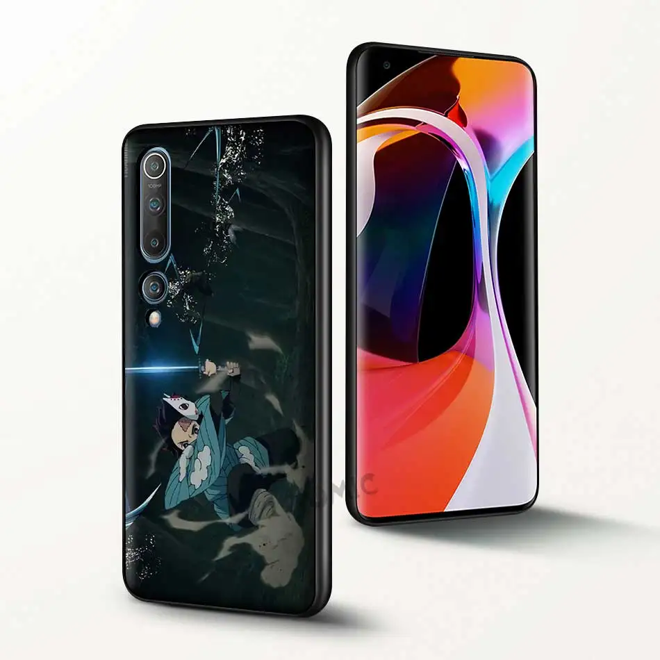 

Demon Slayer Kimetsu Anime Phone Case for Xiaomi Mi Poco X3 NFC M3 F1 9T Note 10 10T Pro A2 8 Lite 5G 11 CC9 9 SE CC9E Cover