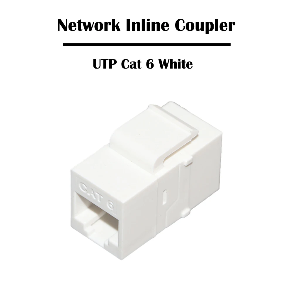 Сетевой адаптер UTP Cat 3/Cat 5e/Cat 6 Белый/цветной встраиваемый соединитель RJ 45 порт