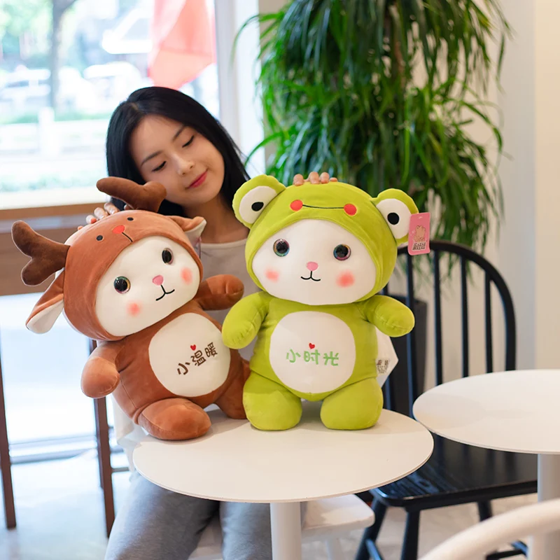 Хит мультфильм кошка мягкие плюшевые животные игрушки Kawaii Мягкая Кукла наряд