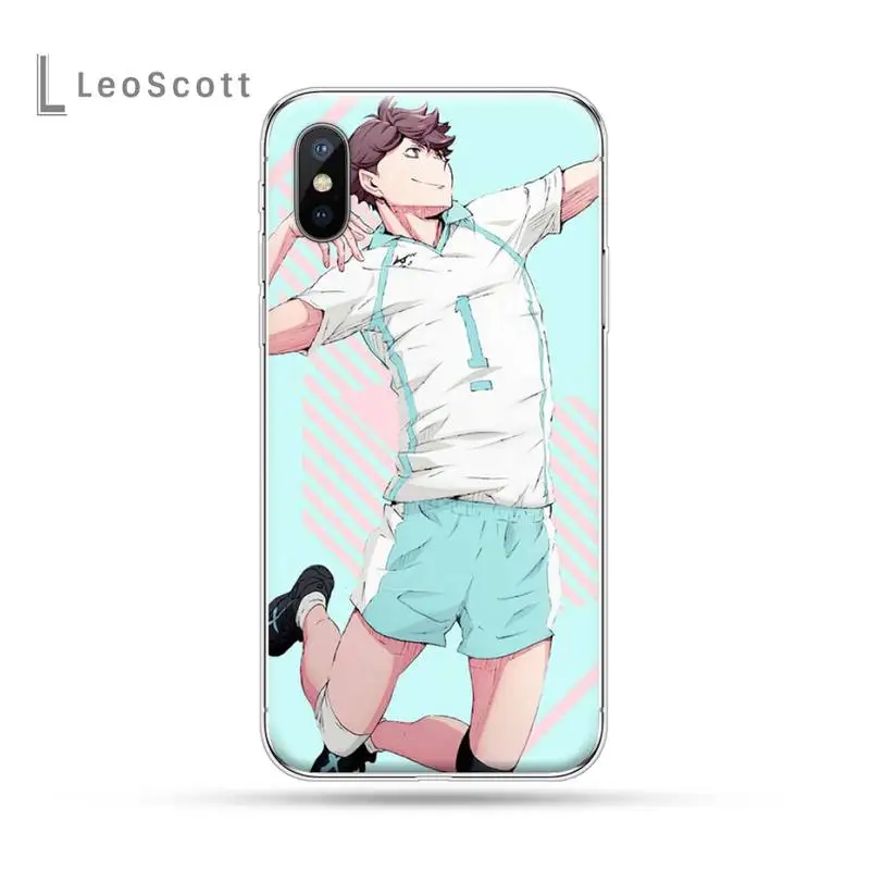 

Japan Anime Haikyuu Oikawa volleyball Phone Case For iphone 12 5 5s 5c se 6 6s 7 8 plus x xs xr 11 pro max