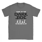 Айкидо Lover футболка для мужчин приходят к Темная сторона забавная круглый вырез горловины с коротким рукавом Одежда натуральный хлопок тройники Юмор размера плюс футболка