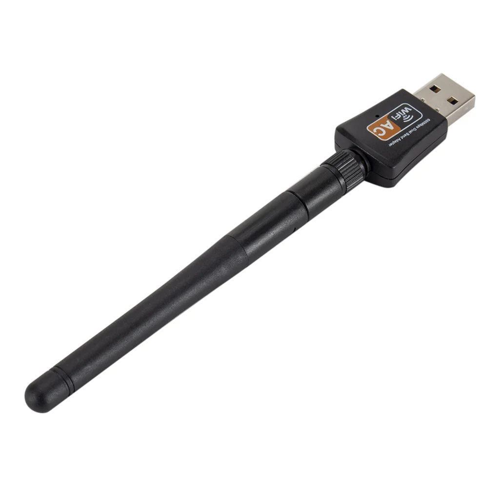 LccKaa USB Wi-Fi-адаптер 5 0 ГГц + 2 4 Wi-Fi-Приемник Высокая скорость 600 Мбит/с Wi-Fi-антенна