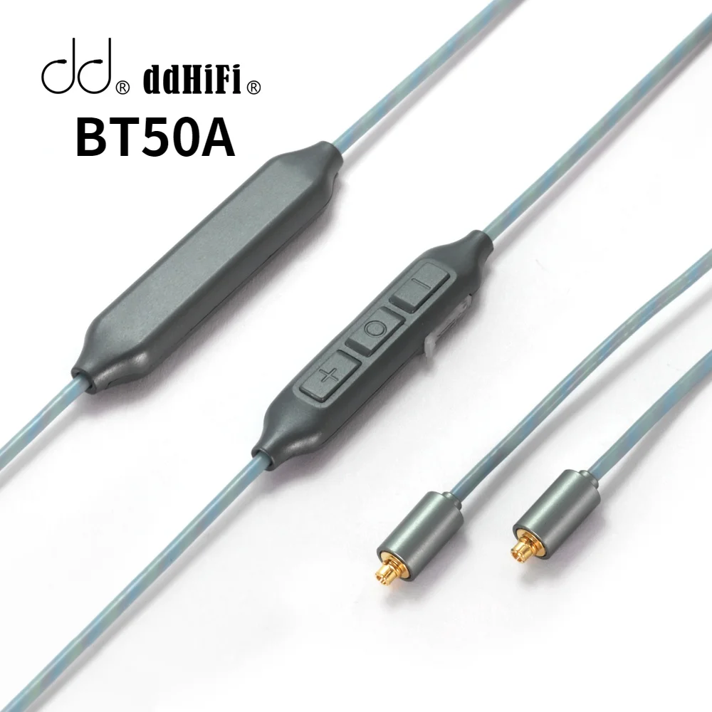 

DD ddHiFi BT50A Bluetooth Earphone Cable, High Purity OCC Cable & MMCX Connector, Qualcomm QCC3034 Supports SBC/AAC/aptX/aptX HD