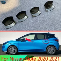 for nissan note 2020 2021 car accessories abs chrome door handle bowl cover cup cavity trim insert catch molding garnish