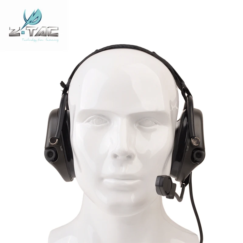 Z Tactical Softair TCI Liberator II Шейная гарнитура Airsoft военные наушники с шумоподавлением Pilot