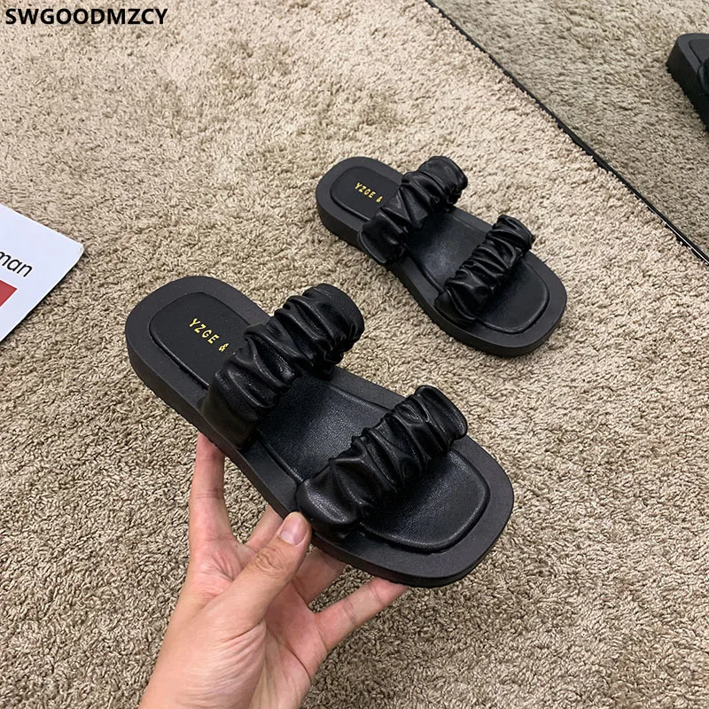 

Ladies Slippers Platform Shoes Slides Women Designer Woman Slippers Beach Shoes Slippers Women Summer 2021 Zapatillas De Mujer