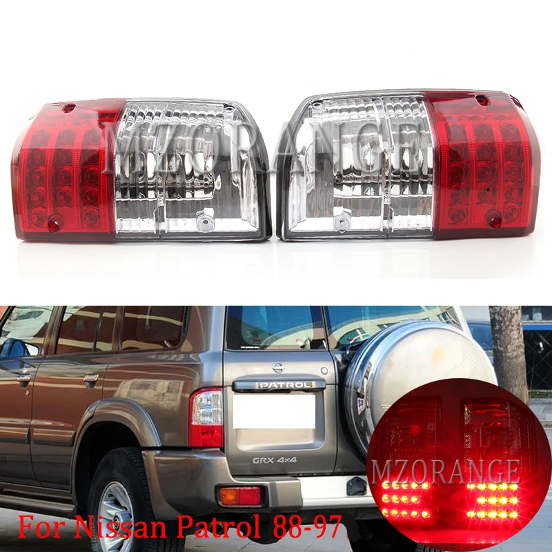 MZORANGE задний фонарь тормозной фонарь ABS задний фонарь с проводкой для Nissan Patrol 88-97