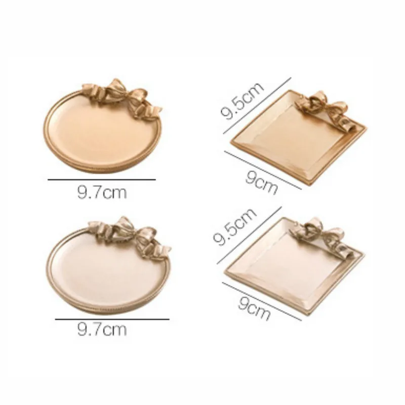 Полимерный косметический поднос для хранения ювелирных изделий тарелка макияжа