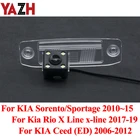 Автомобильная парковочная камера заднего вида для KIA SorentoSorento R XM SportageSportage R SL Rio резервная камера заднего вида HD CCD ночное видение