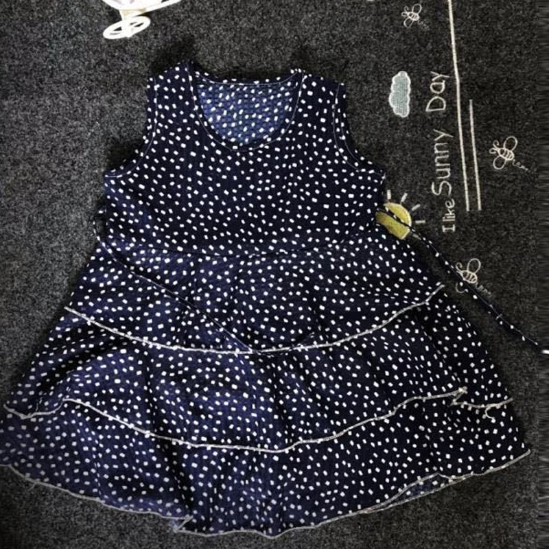 New Arrival Girls Fashion Dress Baby Clothes Leopard Polka Dot Cake Chiffon 0-7 Years Old Little Princess Costume | Детская одежда и