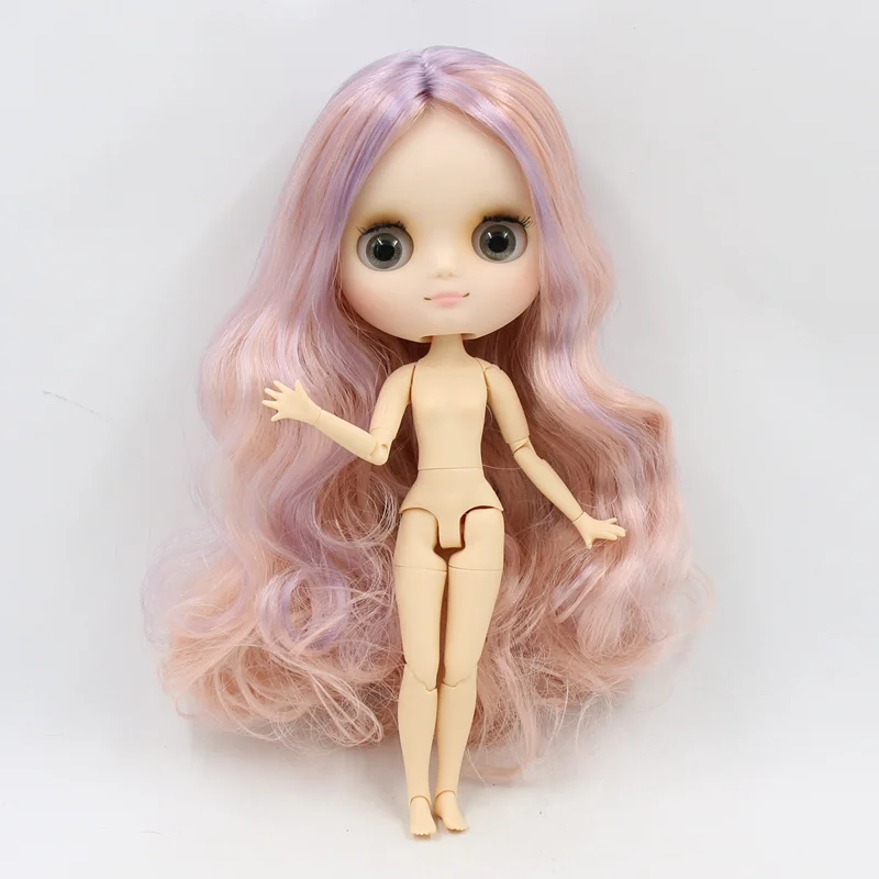 Кукла Middie blyth, Обнаженная, 20 см, шарнирное тело, матовое лицо с макияжем, серые глаза, мягкие волосы, сделай сам, игрушки, подарок с жестами