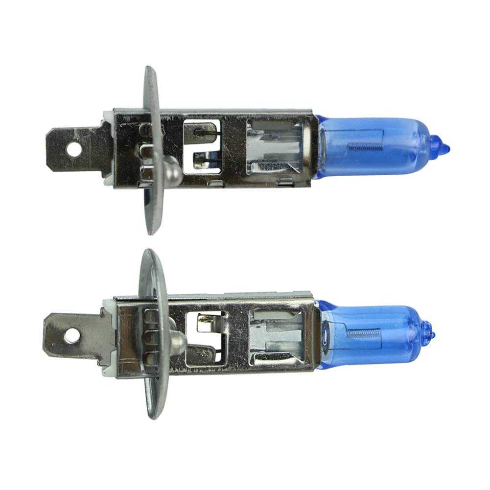 

2 x H1 6000K Xenon Gas Halogen Headlight White Light Lamp Bulbs 55W 12V