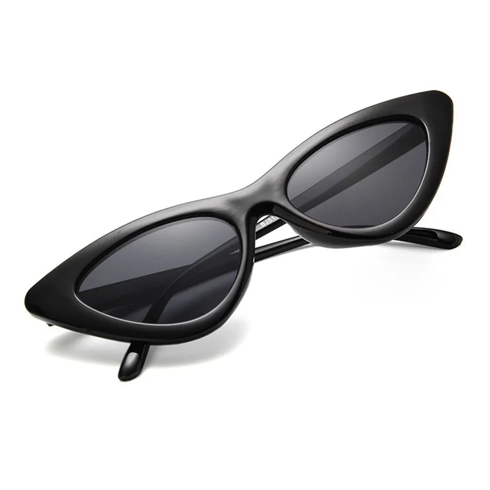 

Треугольные солнцезащитные очки кошачий глаз в стиле ретро европейские и американские трендовые женские маленькие солнцезащитные очки